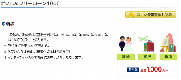 大阪信用金庫カードローン
